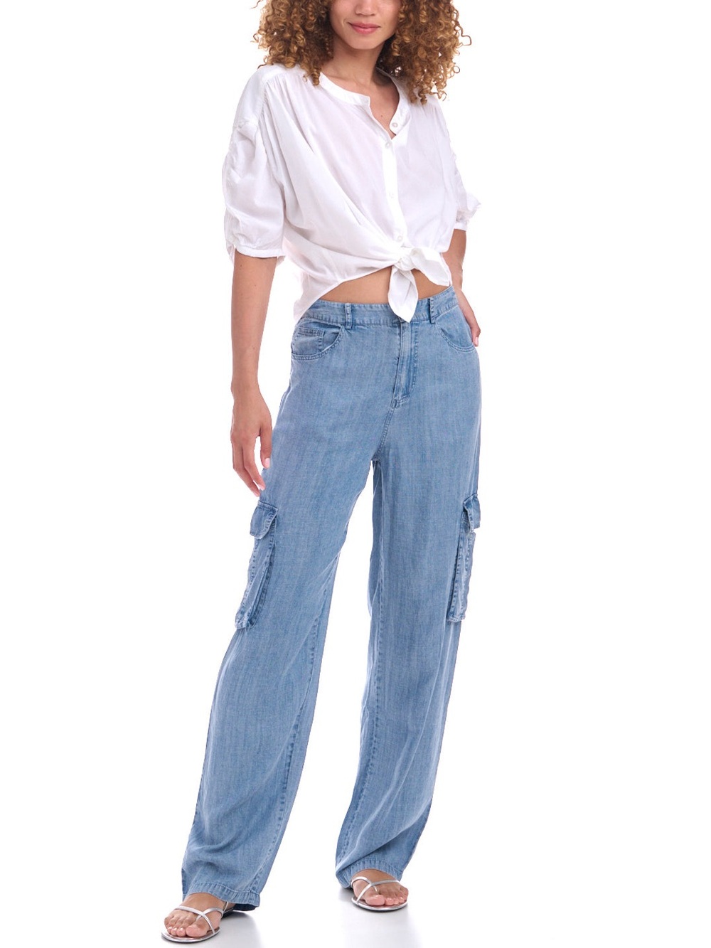 Splendid Aven Indigo Cargo Pant Sz Small NWT